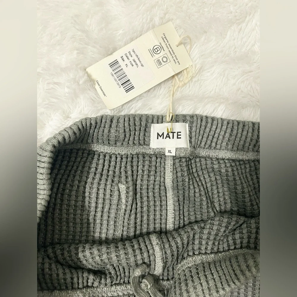 Mate The Label Organic Cotton Waffle Relaxed Jogger - Picture 16 of 17
